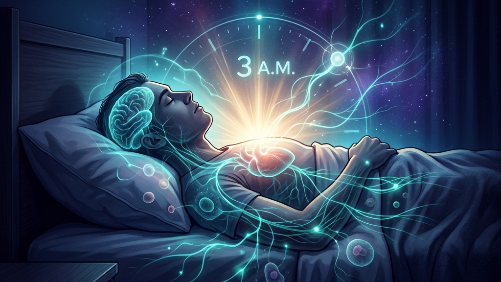 The 3 A.M. Wake-Up: Why You Jolt Awake Wired at the Same Hour Every Night