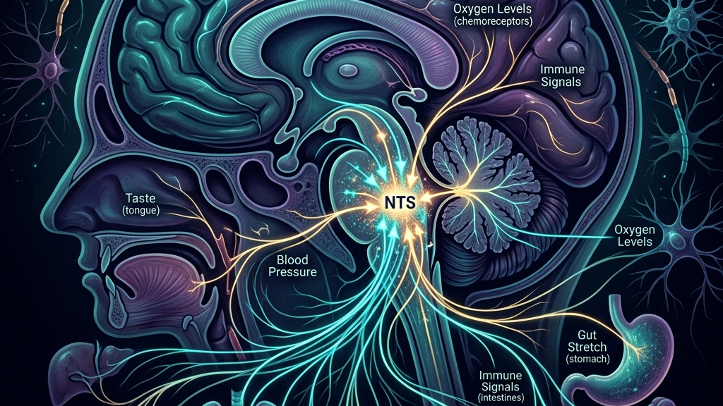 The Nucleus Tractus Solitarius: The Brainstem Inbox Where Your Whole Body Checks In