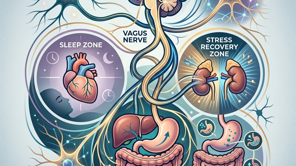 The Vagus Nerve and Its Interwoven Roles in Sleep, Stress Recovery, and Digestion