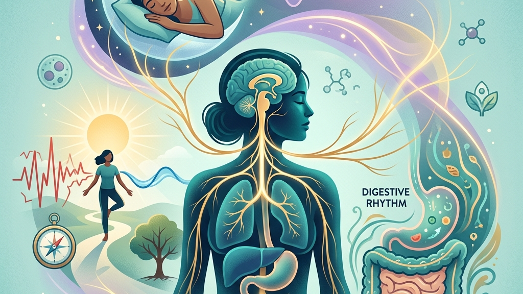The Vagus Nerve’s Quiet Influence on Sleep Architecture, Stress Recovery, and Digestive Rhythm