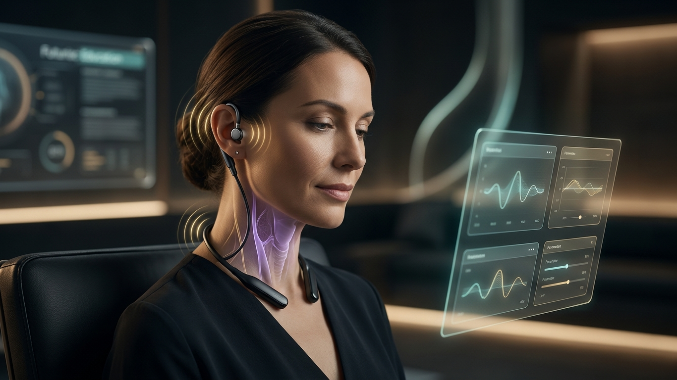 Transcutaneous Vagus Nerve Stimulation — Non-Invasive Brain Modulation at Home